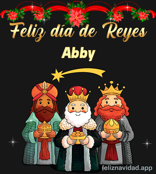 GIF Feliz día de Reyes Abby