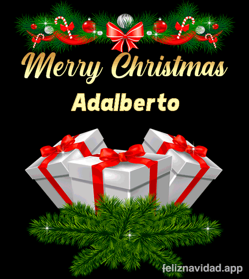 GIF Merry Christmas Adalberto