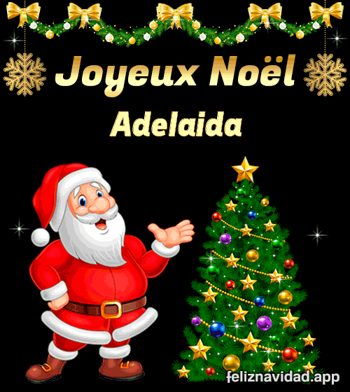 GIF Joyeux Noël Adelaida