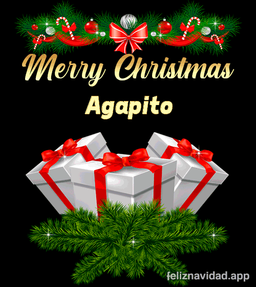GIF Merry Christmas Agapito