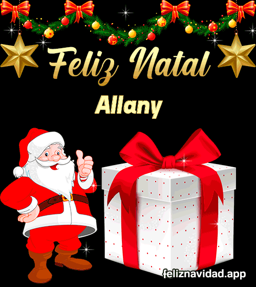 GIF Feliz Natal Allany