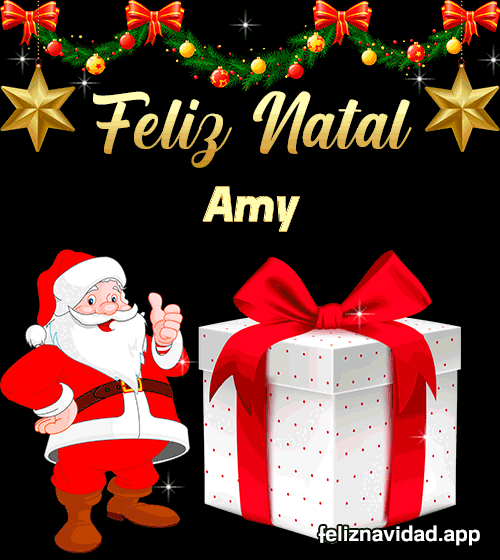GIF Feliz Natal Amy