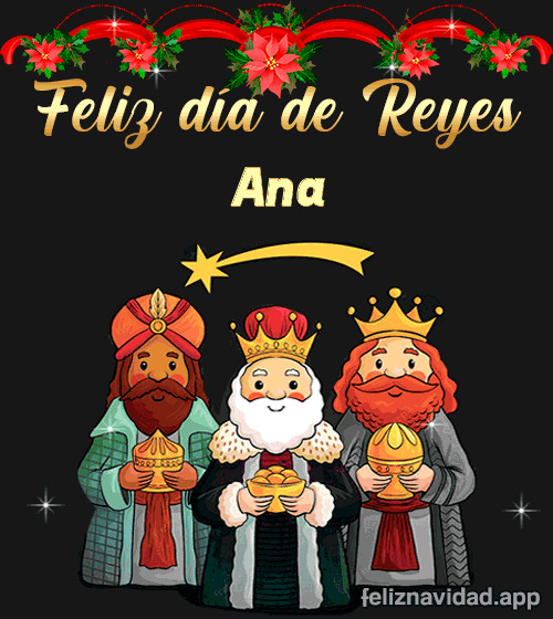 GIF Feliz día de Reyes Ana