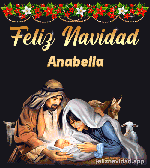 GIF Feliz Navidad Anabella
