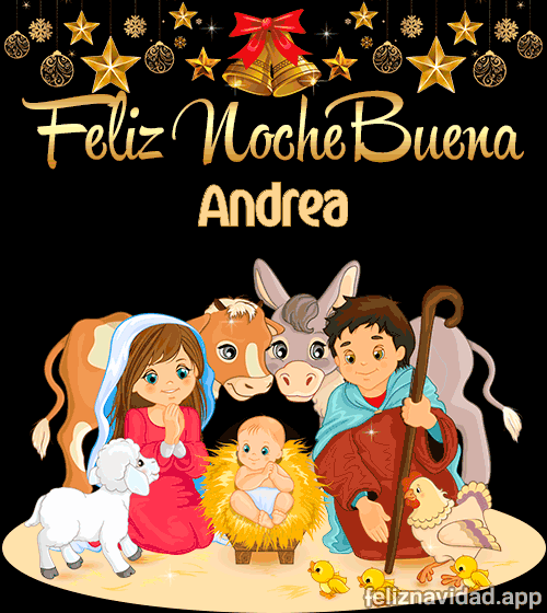 GIF Feliz Nochebuena Andrea