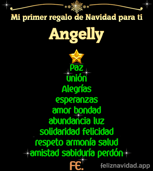 GIF Mi primer regalo de navidad para ti Angelly