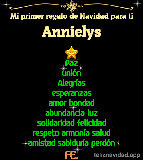 GIF Mi primer regalo de navidad para ti Annielys