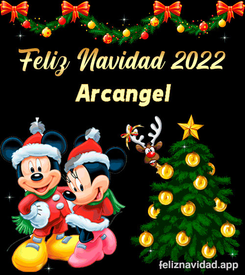 GIF Feliz Navidad 2022 Arcangel