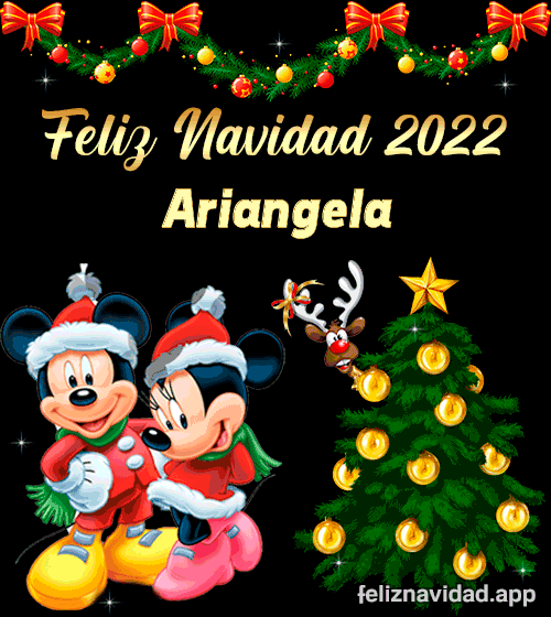 GIF Feliz Navidad 2022 Ariangela