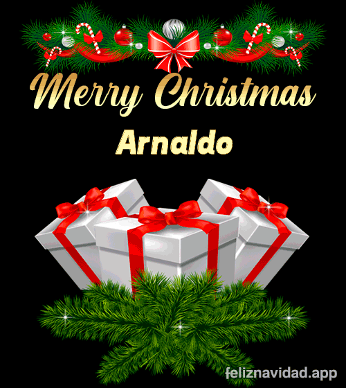 GIF Merry Christmas Arnaldo