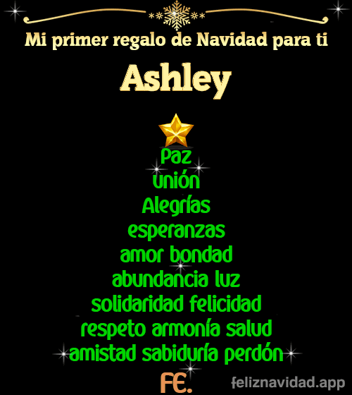GIF Mi primer regalo de navidad para ti Ashley