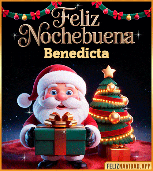 GIF GIF de Feliz Nochebuena Benedicta