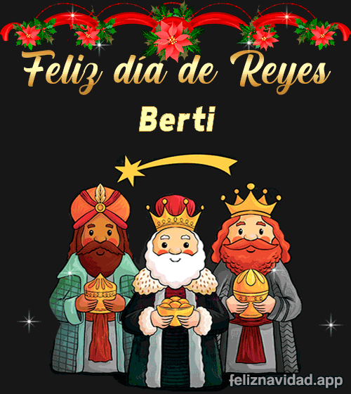 GIF Feliz día de Reyes Berti