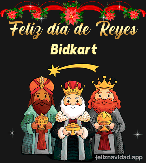 GIF Feliz día de Reyes Bidkart