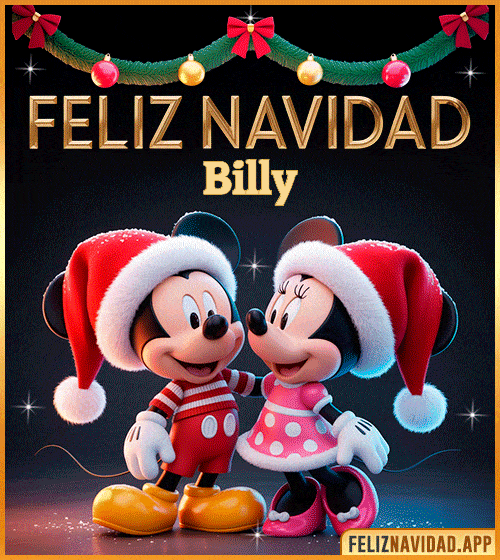 GIF GIF de Feliz Navidad con Mickey y Minnie Mouse Billy
