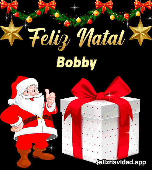 GIF Feliz Natal Bobby