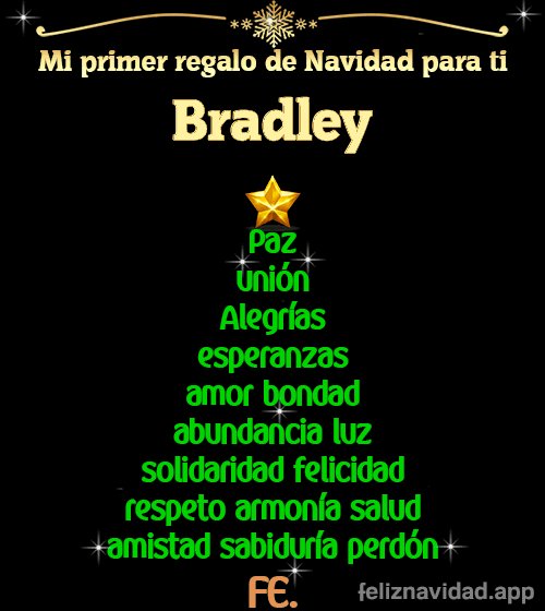 GIF Mi primer regalo de navidad para ti Bradley