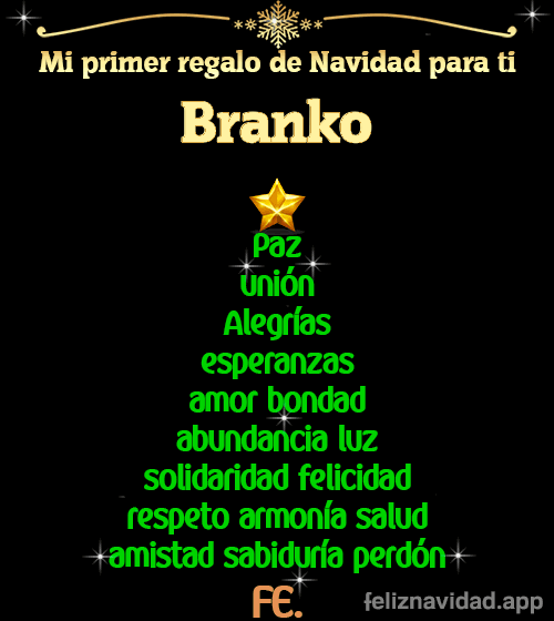 GIF Mi primer regalo de navidad para ti Branko