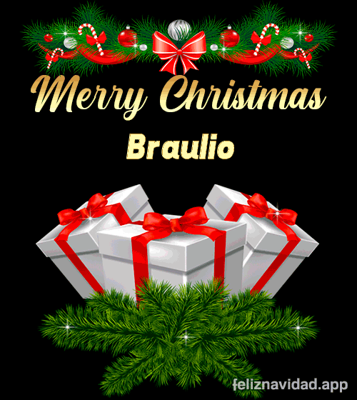 GIF Merry Christmas Braulio