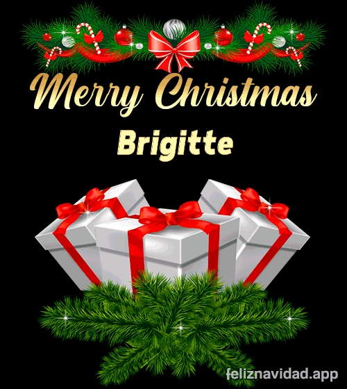 GIF Merry Christmas Brigitte