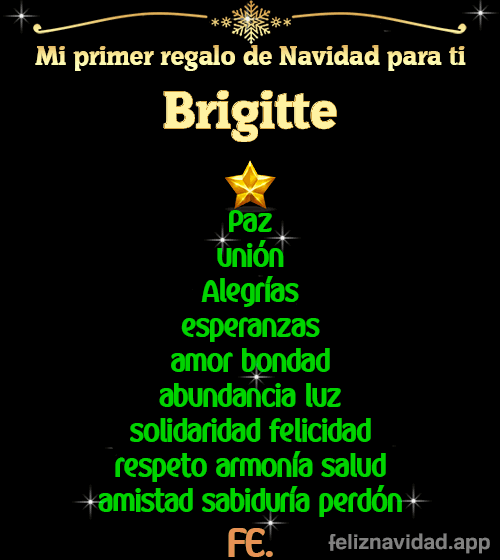 GIF Mi primer regalo de navidad para ti Brigitte