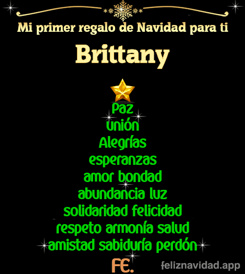 GIF Mi primer regalo de navidad para ti Brittany