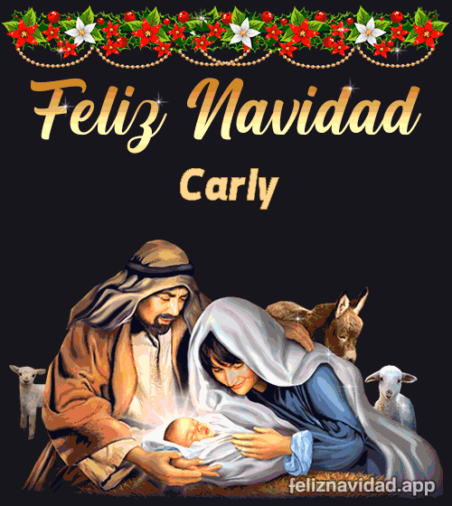 GIF Feliz Navidad Carly