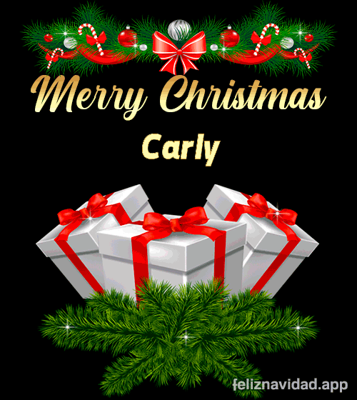GIF Merry Christmas Carly
