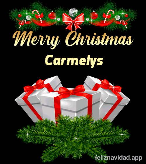 GIF Merry Christmas Carmelys
