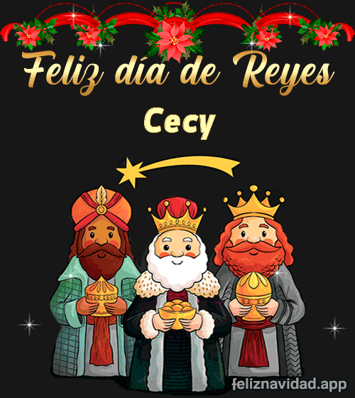 GIF Feliz día de Reyes Cecy