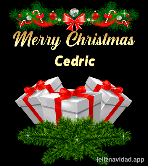 GIF Merry Christmas Cedric