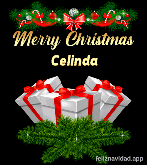 GIF Merry Christmas Celinda