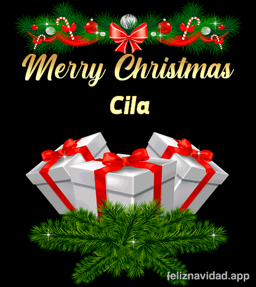 GIF Merry Christmas Cila