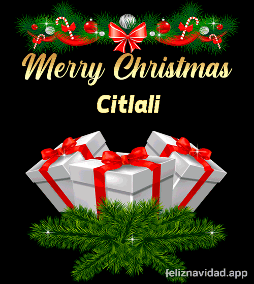 GIF Merry Christmas Citlali