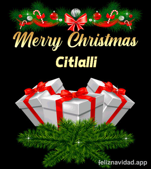 GIF Merry Christmas Citlalli