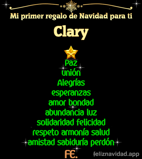 GIF Mi primer regalo de navidad para ti Clary
