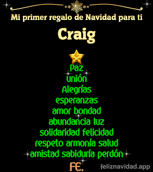 GIF Mi primer regalo de navidad para ti Craig