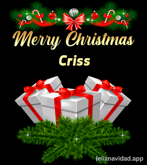 GIF Merry Christmas Criss