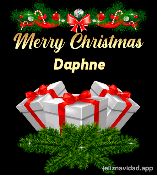 GIF Merry Christmas Daphne