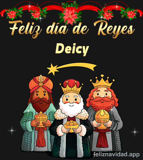 GIF Feliz día de Reyes Deicy