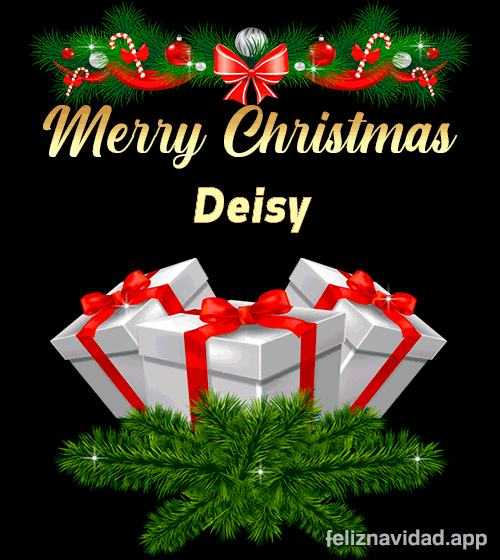 GIF Merry Christmas Deisy