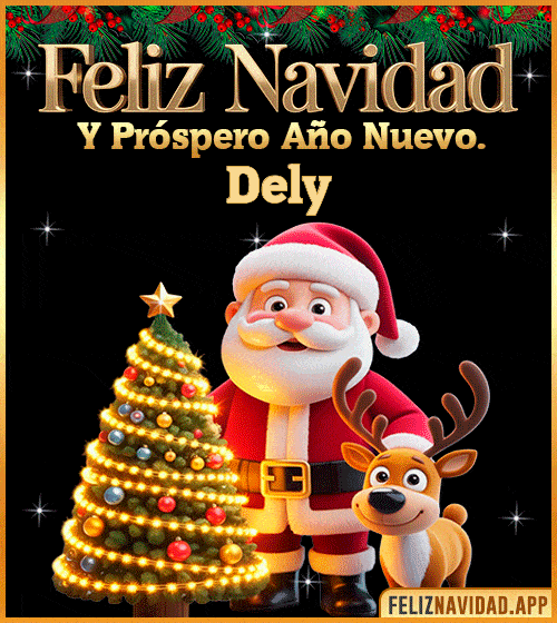 GIF Feliz Navidad y Próspero Año Nuevo gif Dely