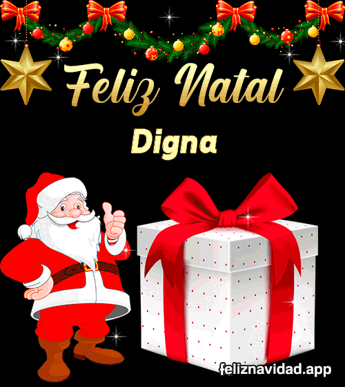 GIF Feliz Natal Digna