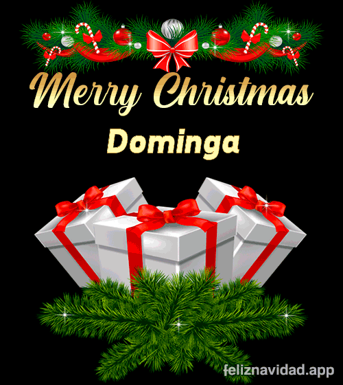 GIF Merry Christmas Dominga