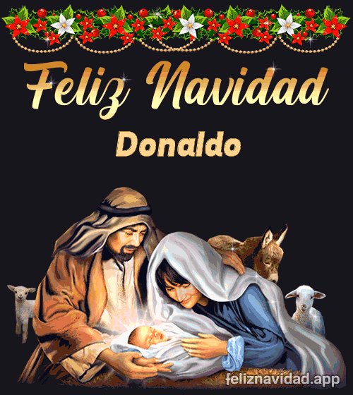GIF Feliz Navidad Donaldo