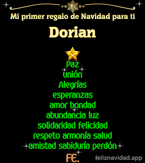 GIF Mi primer regalo de navidad para ti Dorian