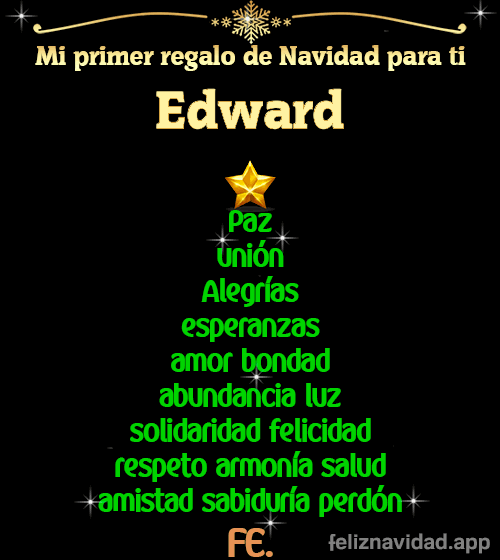 GIF Mi primer regalo de navidad para ti Edward