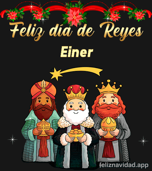 GIF Feliz día de Reyes Einer