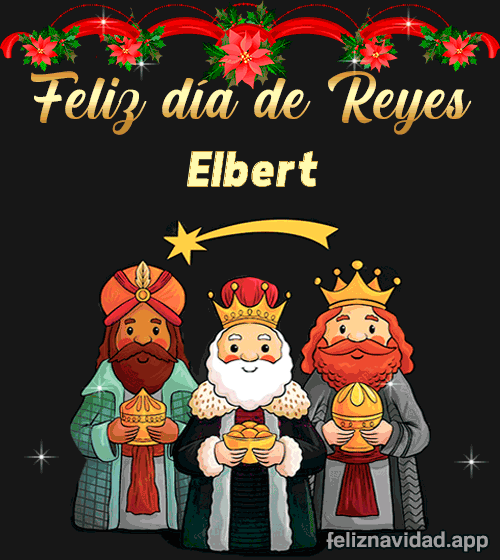 GIF Feliz día de Reyes Elbert