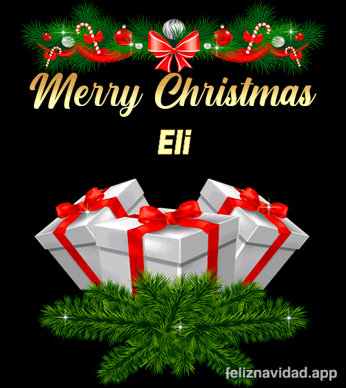 GIF Merry Christmas Eli